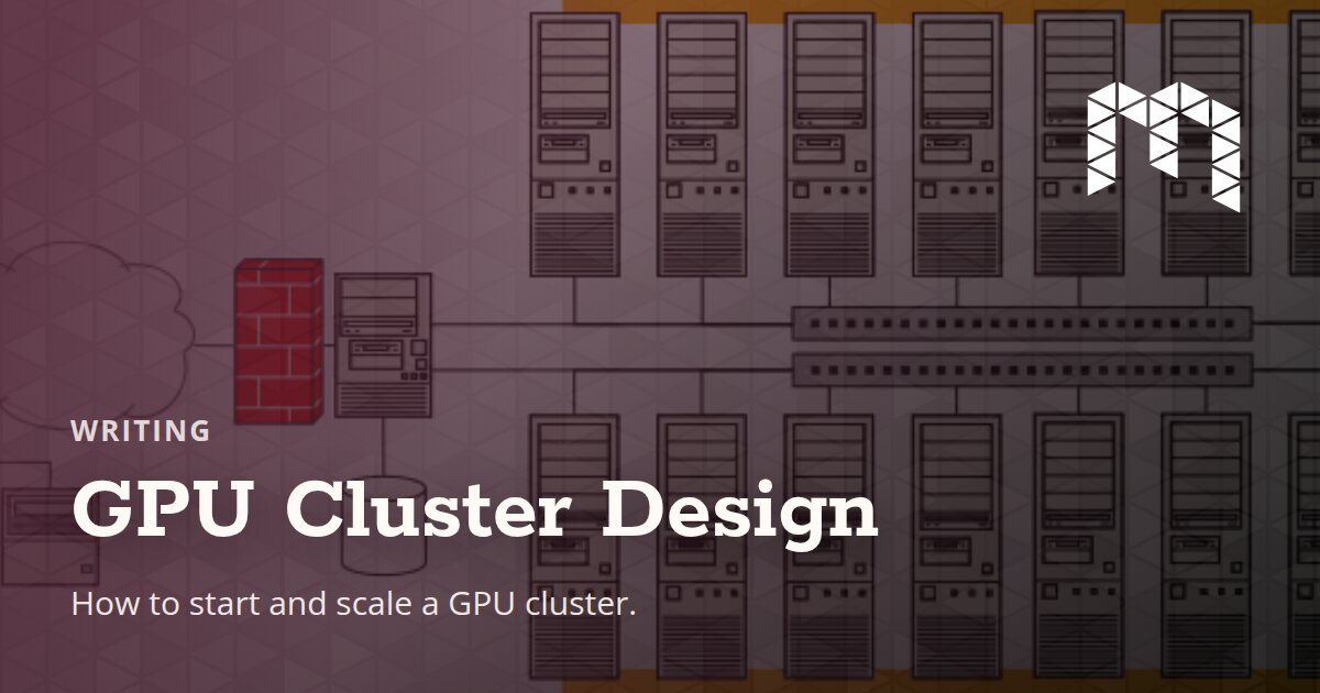 Gpu Clusters Visual GPU Cluster Design
